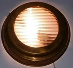 Elysian Glow Brass Wall Sconce Light Round Glass Rod Art Deco Accent Fixture. Fixed Price $499.00.