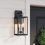 Nathan James Ferris Outdoor Black Wall Sconce Light Fixture, Porch Lantern Fo.... Fixed Price $197.18.