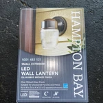 Hampton Bay Dusk-to-dawn Oil-rubbed Bronze Led Outdoor Wall Lantern Sconce Nib. Fixed Price $20.36.