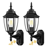 Lamomo Outdoor Wall Sconce, 2 Pack Dusk To Dawn Motion Sensor Light Fixtures,.... Fixed Price $83.98.