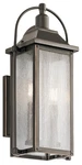 Kichler 49714OZ Harbor Row 2-LIGHT Small Outdoor Wall In Olde Bronze. Fixed Price $404.99.