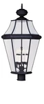 Livex Lighting 2368-04 Georgetown 4-LIGHT Outdoor Post Head, Black. Fixed Price $1227.98.