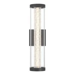 Eurofase Savron Light Led 18" Outdoor Sconce, Black/clear/cylinder 46808-011. Fixed Price $256.00.