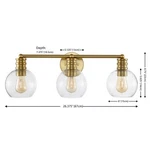 Safavieh Sunetta 3LT 26.375" Sconce, Reduced Price 2172784830 SCN4127A. Fixed Price $71.00.