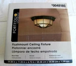 Portfolio..outdoor..porch..flushmount..ceiling..light Fixture..new Box..black. Fixed Price $19.19.