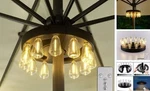 Umbrella Lights, Patio Outdoor Battery Operated With Dimmable. Fixed Price $58.46.