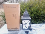Great Outdoors 73357 Cardigan 4 Light 11"W Pendant Sand Coal Black *read. Fixed Price $128.80.