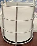 Trans Globe Lighting 1-LIGHT Modern Wall Sconce Silver White Shade E26 60W Led. Fixed Price $15.00.