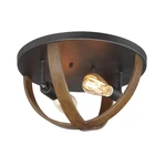 Maxim 27570APBK Compass Light Flush Mount-antique Pecan Black. Fixed Price $198.00.