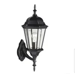 Kichler Madison Outdoor Wall 1LT 8X19.75", Black, Clear Beveled - 9653BK. Fixed Price $75.00.