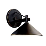 Kichler 49059 Bronze Ripley Collection 1-LIGHT 8" Outdoor Wall. Fixed Price $134.99.