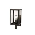 Hdc 24 In. Bronze Rustic Indoor/outdoor 1-LIGHT Wall Sconce W/clear Glass Shade. Fixed Price $35.99.
