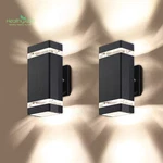 Lmp 2 Pack Led Square Up And Down Lights Outdoor Wall Body Aluminum Wat. Fixed Price $98.95.