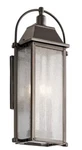 Kichler Harbor Row 3-LIGHT Olde Bronze Outdoor Hardwired Wall Lantern Scone. Fixed Price $199.99.