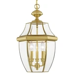 Livex Lighting 2355 Brass Monterey 3-LIGHT Outdoor Pendant. Fixed Price $439.96.