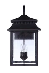 Craftmade ZA3134 Crossbend Light 21" Tall Outdoor Wall Sconce - Black. Fixed Price $238.00.