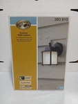 Hampton Bay 1-LIGHT Bronze Outdoor Dusk-to-dawn Wall-mount Lantern Sconce. Fixed Price $31.99.