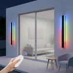 Modern 48" Led Wall Light 2-PACK, Rgb Color Changing, Waterproof For Outdoor Use. Fixed Price $431.99.