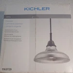Kichler Jetty Pendant Light Weathered Zinc Finish Galvanized Metal Shade 1163729. Fixed Price $26.85.