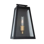 Artcraft Lighting AC8108 Charleston 14" Tall Wall Sconce - Black / Vintage Gold. Fixed Price $210.00.