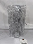 Nos Quoizel Platinum Glass Winter Wall Sconce Polished Chrome PCWR8506C. Fixed Price $99.00.