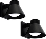 2 Pack Led Outdoor Wall Fixtures, Black Front Porch Lights Mount. Fixed Price $65.85.