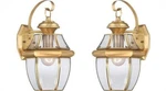 Quoizel NY8316B Newbury Light Outdoor Wall Lantern Fixture - 2 Pack. Fixed Price $281.76.