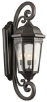 Kichler 9060RZ Courtyard 3-LIGHT Xlarge Outdoor Wall Lantern In Bronze. Fixed Price $1554.99.