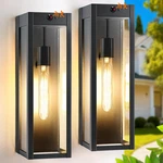 Motion Sensor Large Outdoor Wall Light Fixtures 2-PACK, Anti-rust Front Porch. Fixed Price $154.99.