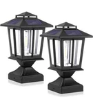 Smartyard Metal Solar Post Lights 4X4 Outdoor, Waterproof Fence 2 Pk. Fixed Price $65.95.