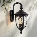 Bellagio Country Cottage Outdoor Wall Light Fixture Textured Black 20 1/2" Porch. Fixed Price $209.99.