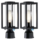 Myhxq Dusk To Dawn Outdoor Post Lights 2 Packs, Lamp Fixture Moder.... Fixed Price $94.78.