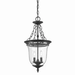Used Acclaim Lighting 9316BK Belle - Three Large Hanging Lantern 14.25. Fixed Price $232.00.
