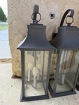 Hinkley Lighting Outdoor Adair Aged Zinc 2935DZ Pre-owned Led Version. Fixed Price $330.00.