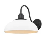 Golden Lighting Levitt 1 Outdoor Wall Light, Black/white 2866-OWLNB-NWT. Fixed Price $179.99.