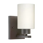Forte Lighting 5186-01 8" Tall Wall Sconce Bronze. Fixed Price $45.00.