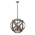 Hinkley Lighting Carson Outdoor Hanging, Vintage Iron/seedy 29703VI-LV. Fixed Price $914.00.