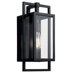 Kichler 59086 Goson 16" Tall Outdoor Wall Sconce - Black. Fixed Price $259.99.