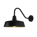 Barn Lights Outdoor Gooseneck - 15" Black Dusk To Dawn Exterior F.... Fixed Price $156.28.