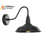 Goalplus Black Gooseneck Barn Light For Farmhouse 10" Dome, Matte. Fixed Price $70.50.