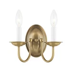 Livex Lighting 4152 Brass Coronado 2-LIGHT Wall Sconce. Fixed Price $89.96.