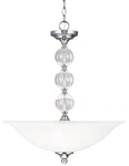 Sea Gull Englehorn 20" Light Pendant, Chrome / Optic Crystal, 6613403-05. Fixed Price $139.98.