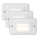 Leonlite Led Step Lights Indoor, Wall Mount Stair Lighting With Louver White. Fixed Price $73.99.