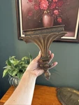 Vintage Wall Sconce Bronze Tone Gallery Decor. Fixed Price $20.00.