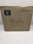 Niob Hukoro Martin 9" Outdoor Wall Lantern, 2-PACK, Black & Glass, F87702-BK. Fixed Price $31.49.