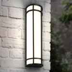 Led 24 Half Cylinder Wall Light Fixture, Outdoor Patio Sconce 3CCT, Stainless. Fixed Price $112.33.