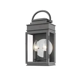 Artcraft Lighting AC8221 Black Fulton 2-LIGHT 13"H Outdoor Wall Sconce. Fixed Price $283.20.