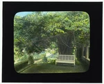 Photo:east Hampton Ny James Harper Poor House 1910S Bench Flower Garden. Fixed Price $13.49.