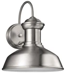 Sea Gull Fredricksburg 12" Integrate Led Wall Lantern Satin Aluminum 8547791S-04. Fixed Price $71.97.