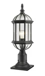 Z-lite 563PHM-533PM Annex 1 Light 22" Tall Outdoor Pier Mount Black. Fixed Price $119.00.